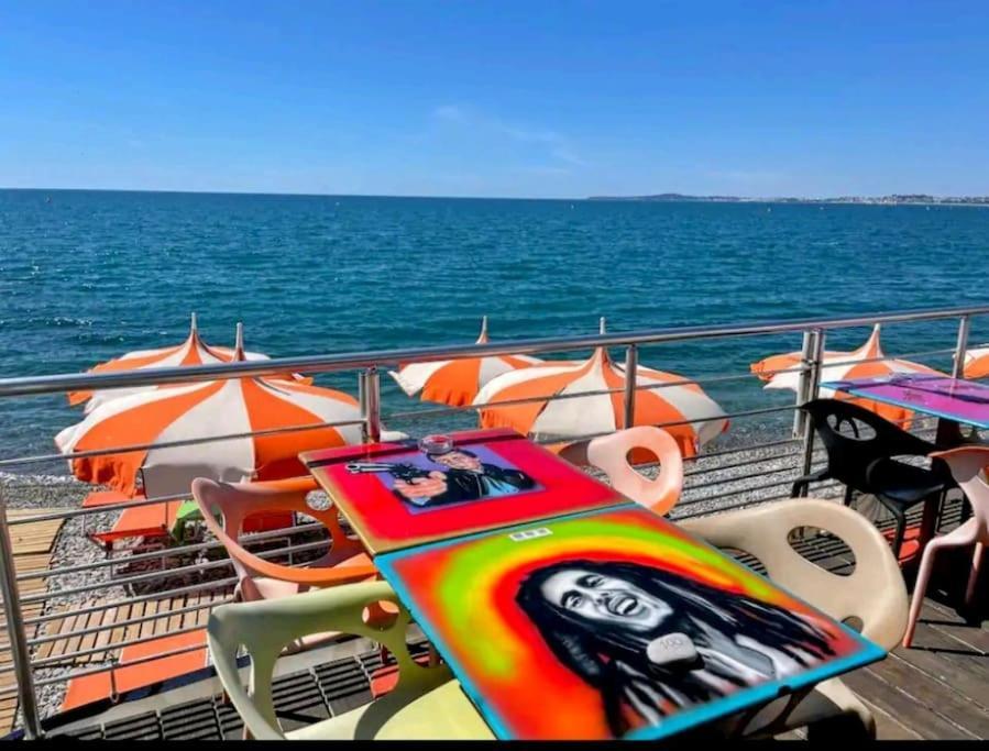 Oasis Marin 1 Studio Proche Mer Parking Wifi Cagnes-sur-Mer Exterior foto