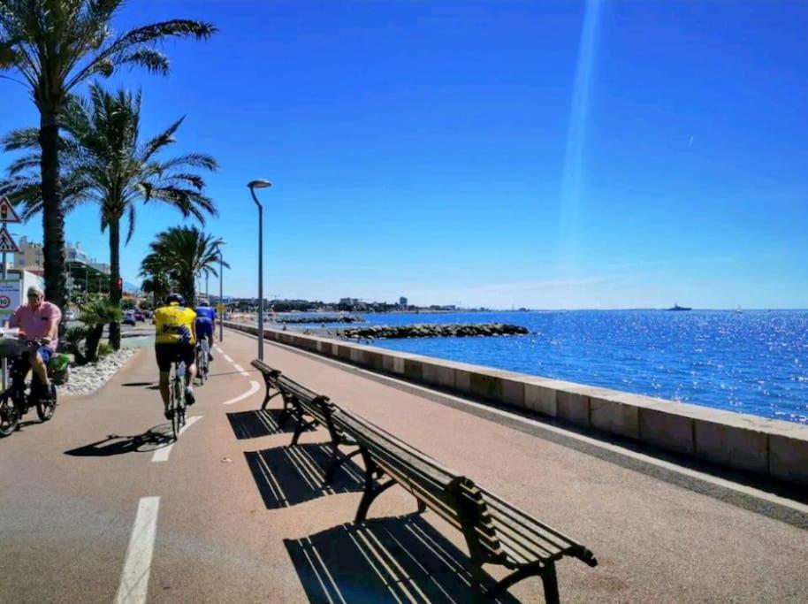 Oasis Marin 1 Studio Proche Mer Parking Wifi Cagnes-sur-Mer Exterior foto